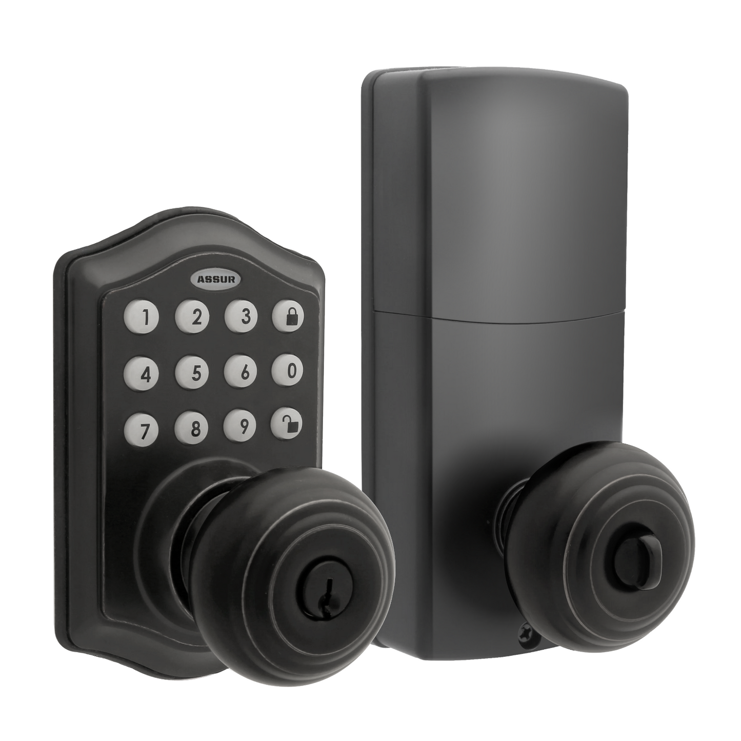 Experience the perfect blend of security, style, and simplicity with this Smart Door Lock with Knob in Black. Whether you're securing your home or business, this lock offers the peace of mind and convenience you need.