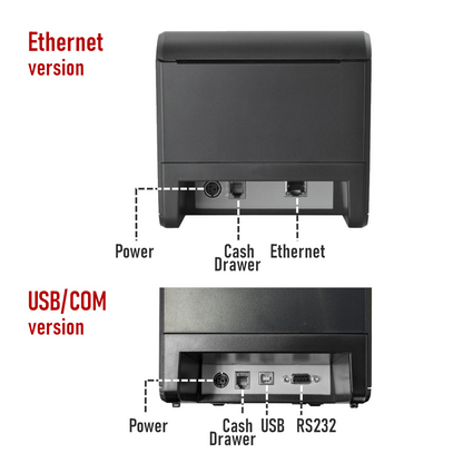 AXP-V320M - Thermal POS Printer Receipt Printer Portable Printer, 80mm Auto-Cutter 200mm/sec High-Speed with USB Port Great for Restaurant Shop Home Business ESC/POS Support Linux Windows